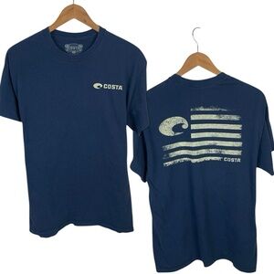 TS1067 Men’s COSTA Surfer Beach Brand Graphic Logo T Shirt L